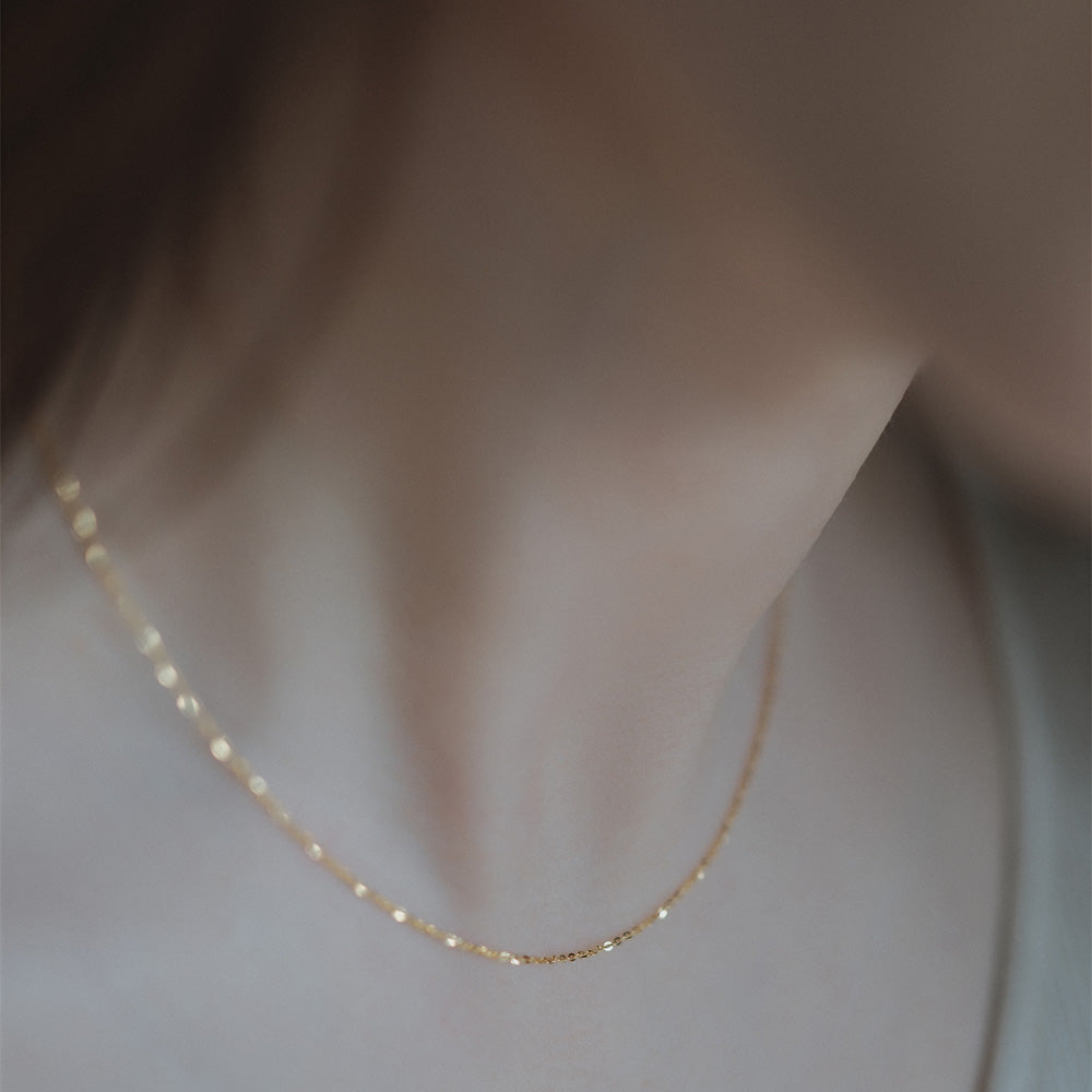 14K Gold Filled Short Chain Necklace