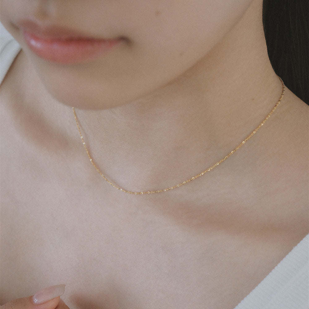 14K Gold Filled Short Chain Necklace