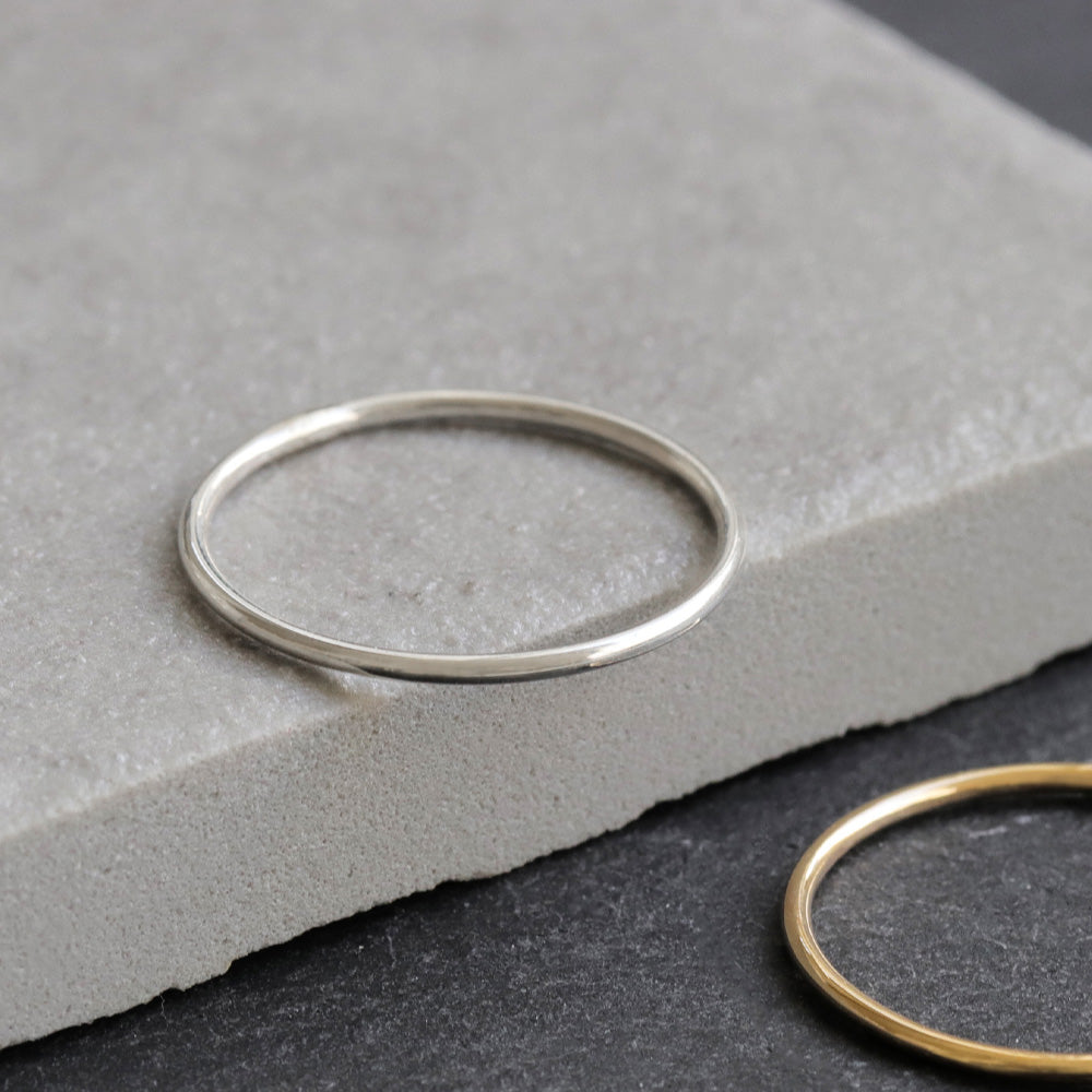 925 Silver Skinny Ring