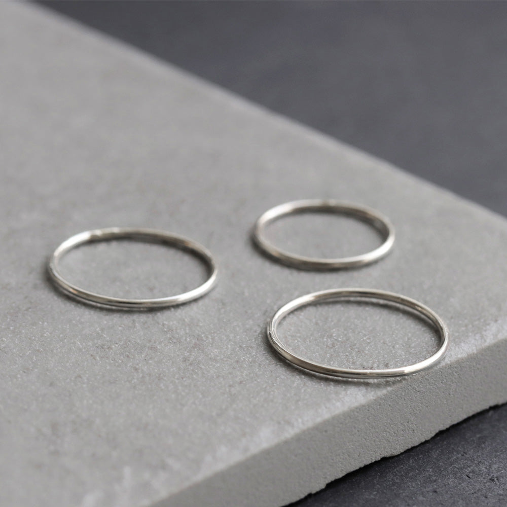 925 Silver Skinny Ring