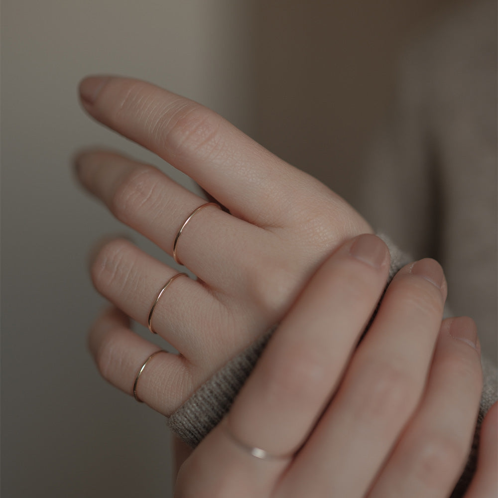14K Gold Filled Skinny Ring