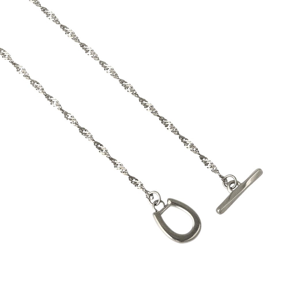 Surgical Steel Wave Chain Necklace