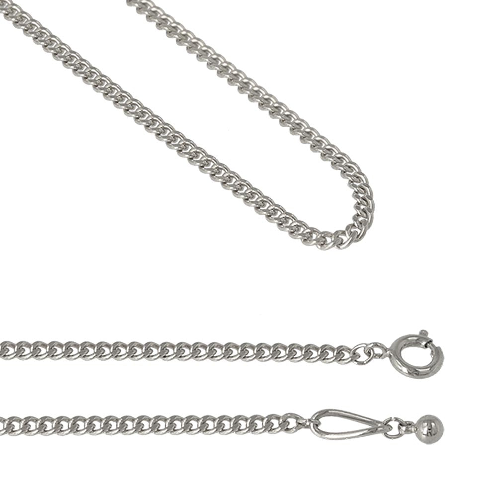 Silver Tone Kihei Chain Necklace