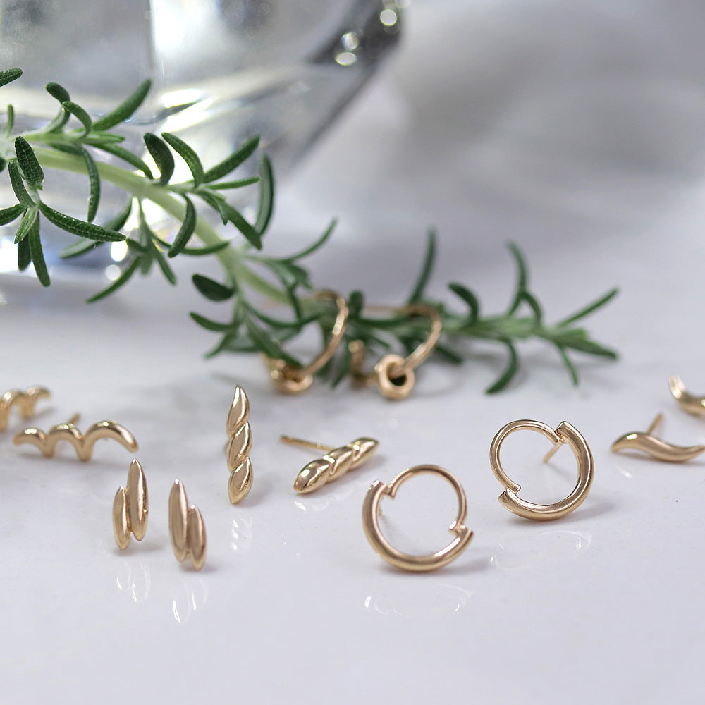 Gold Plated Seed Studs