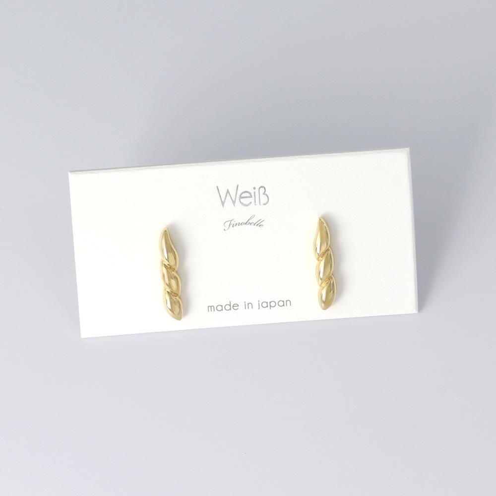 Gold Plated Spiral Studs