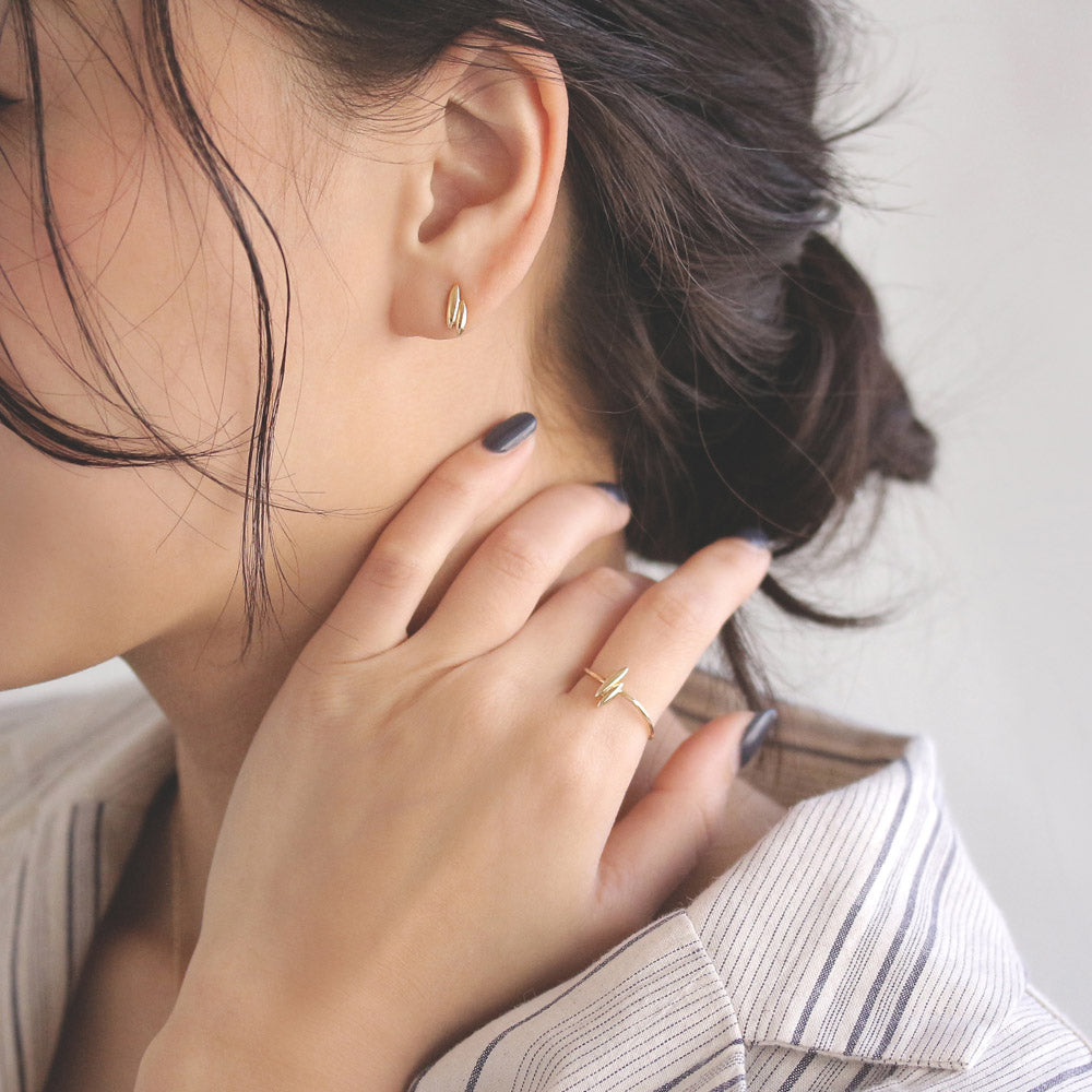 Gold Plated Seed Ring