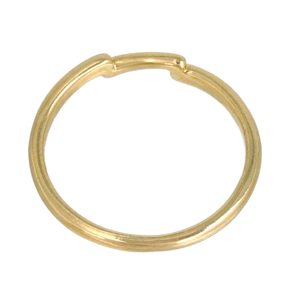 Gold Plated Bypass Band Ring