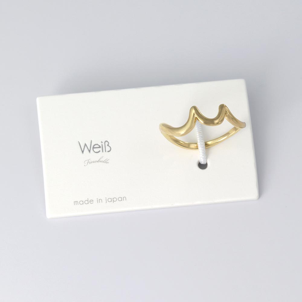 Gold Plated Twist Band Ring