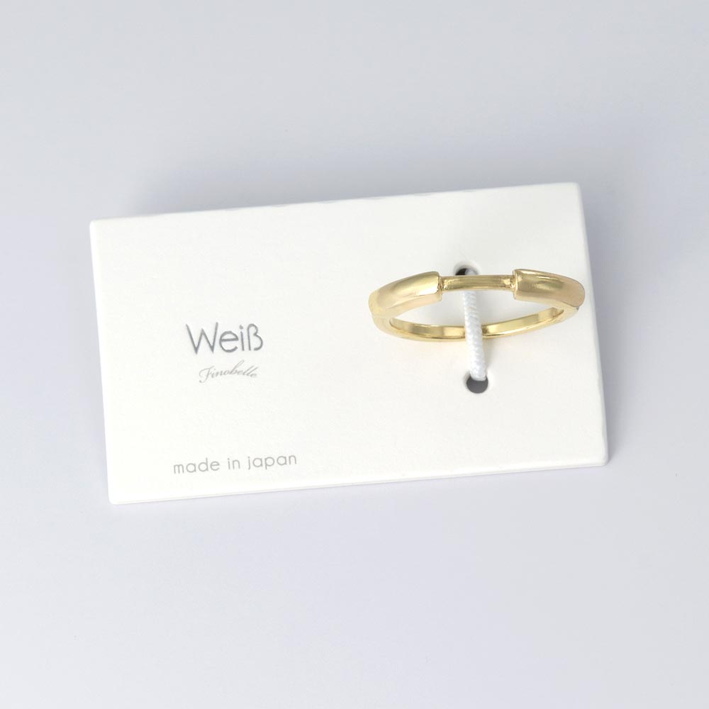 Gold Plated Irregular Band Ring