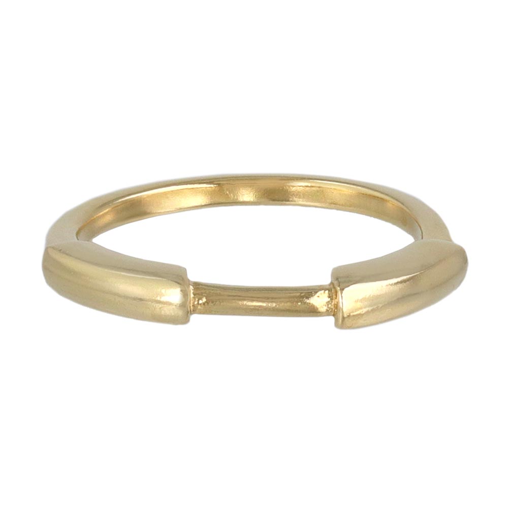 Gold Plated Irregular Band Ring