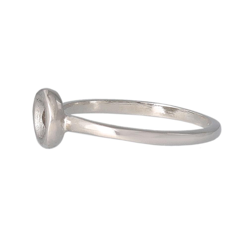 Silver Tone Pinky Ring