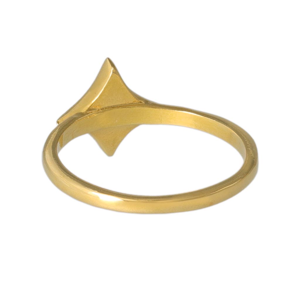 Gold Tone Star Pinky Ring