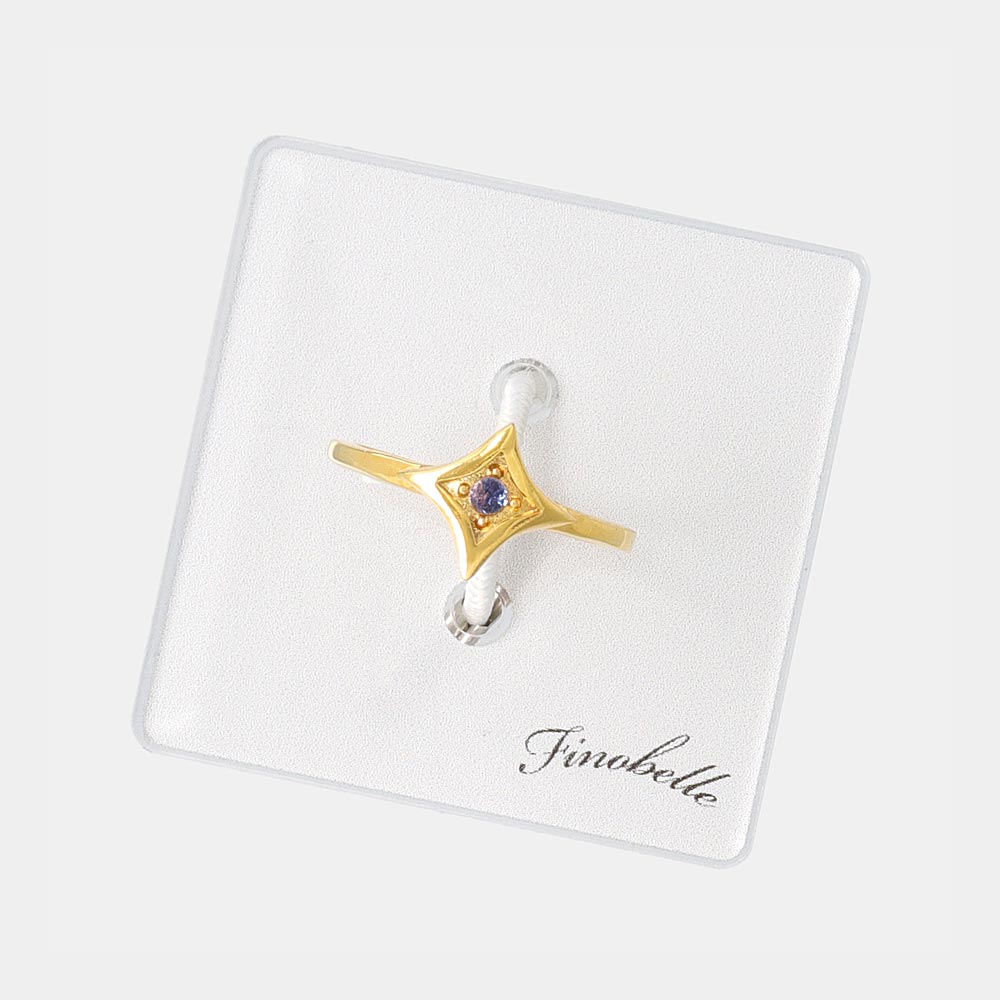 Gold Tone Star Pinky Ring