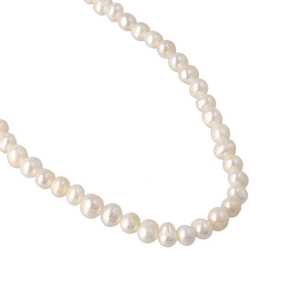 Organic Shape Pearl Necklace