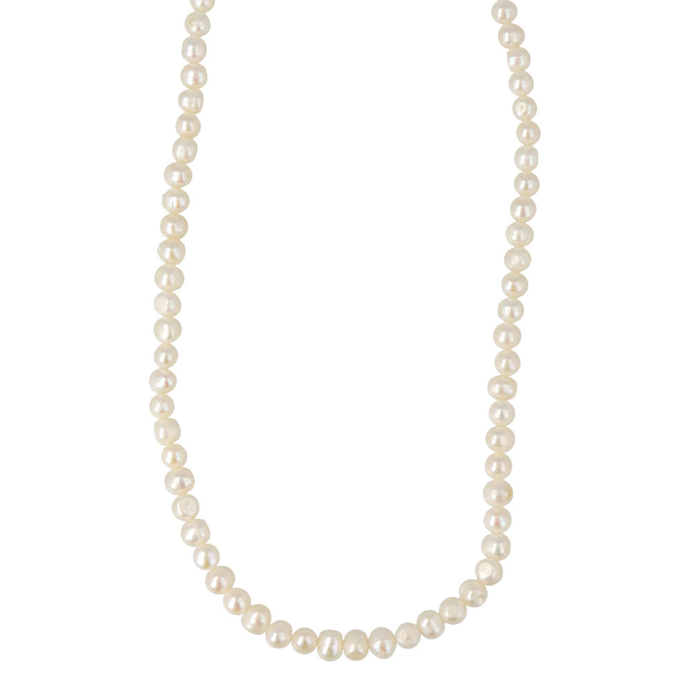 Organic Shape Pearl Necklace