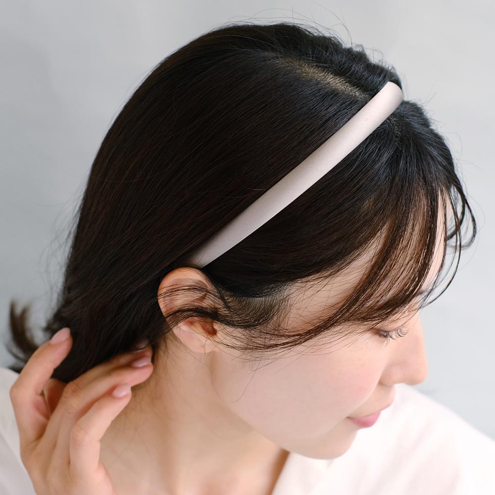 Sleek Gray 13mm Headband