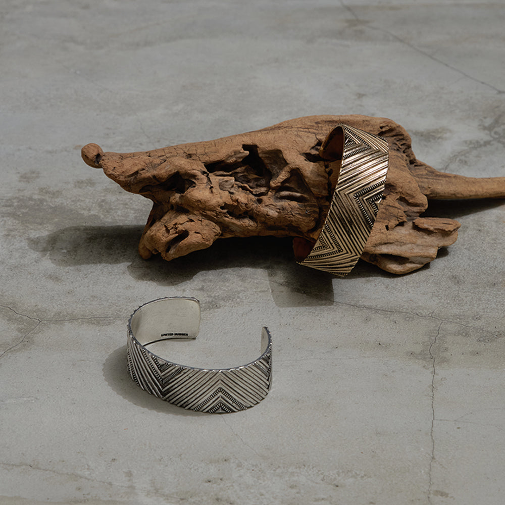 Textured Wide Cuff Bracelet