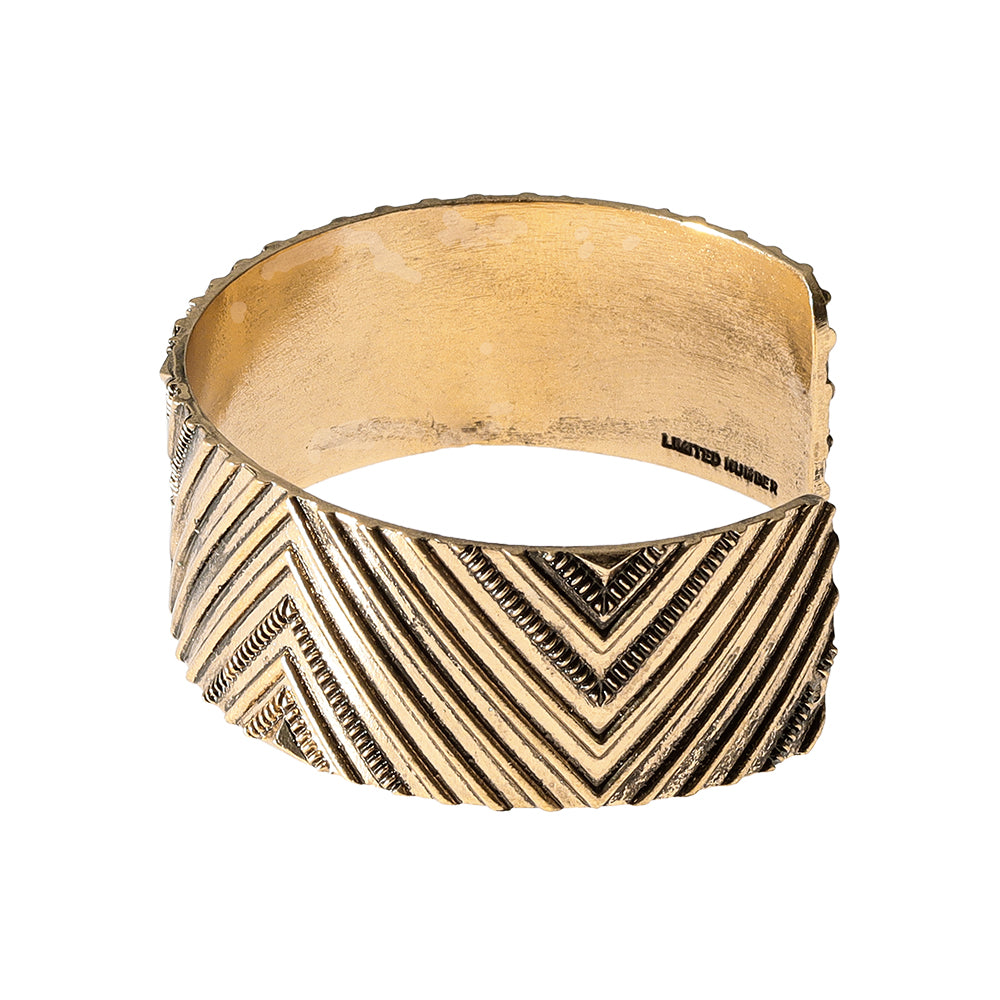 Textured Wide Cuff Bracelet