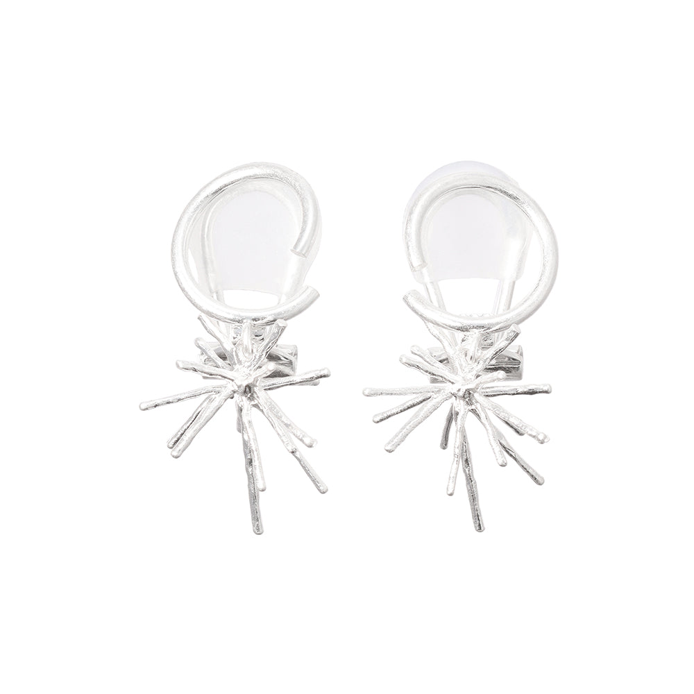 Star Trail Clip On Earrings