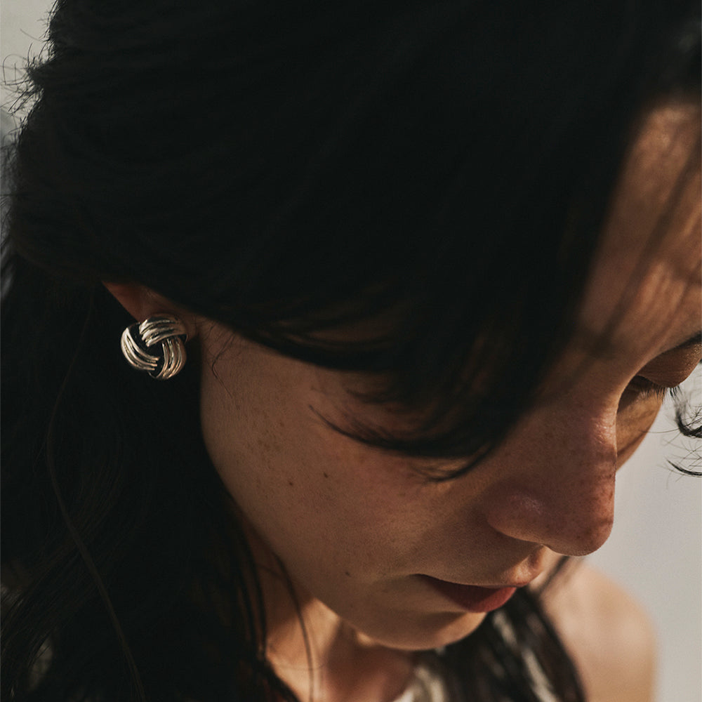 Knot Clip On Earrings