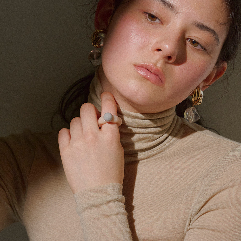 Chunky Knot Sculptural Drop Clip Ons