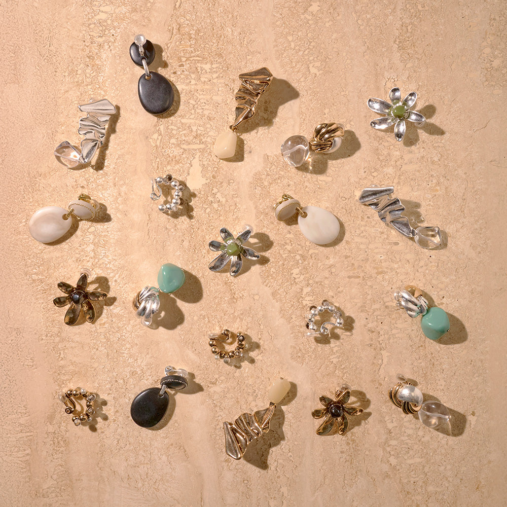 Chunky Knot Sculptural Drop Clip Ons