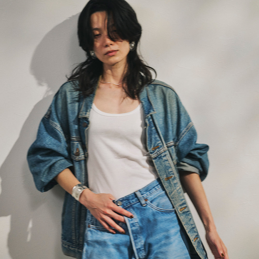 925 Silver Plated Cube Bead Toggle Necklace