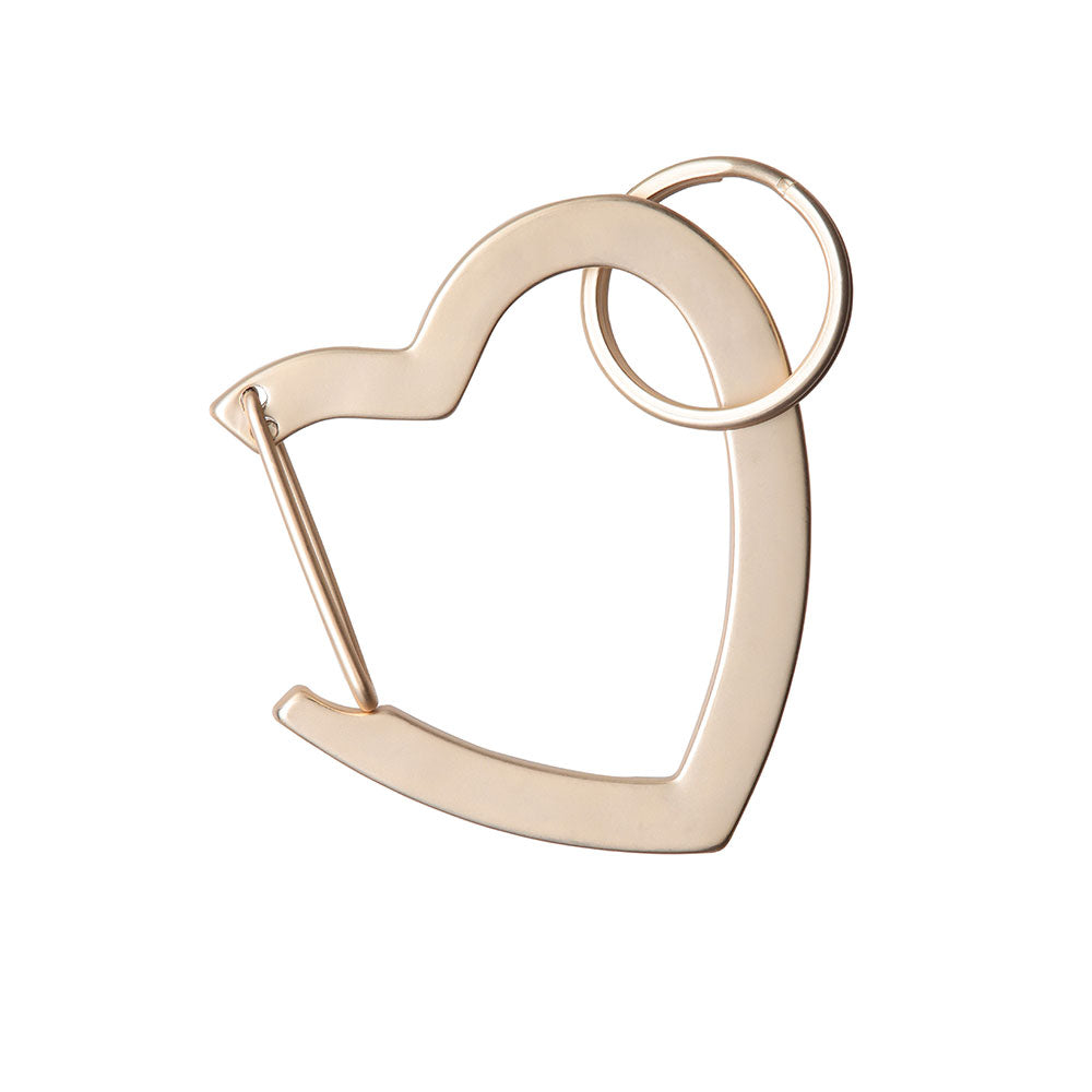 Heart Carabiner Key Ring