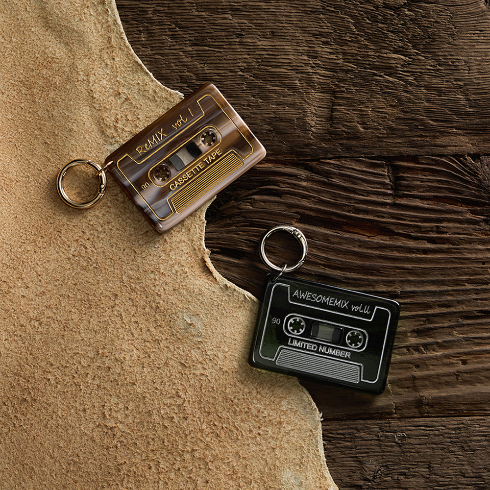 Cassette Tape Keyring