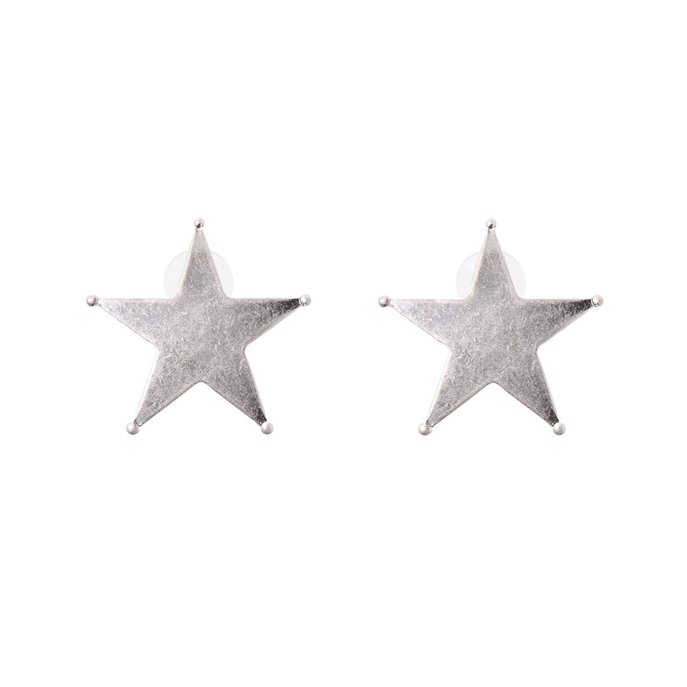 Big Star Stud Earrings