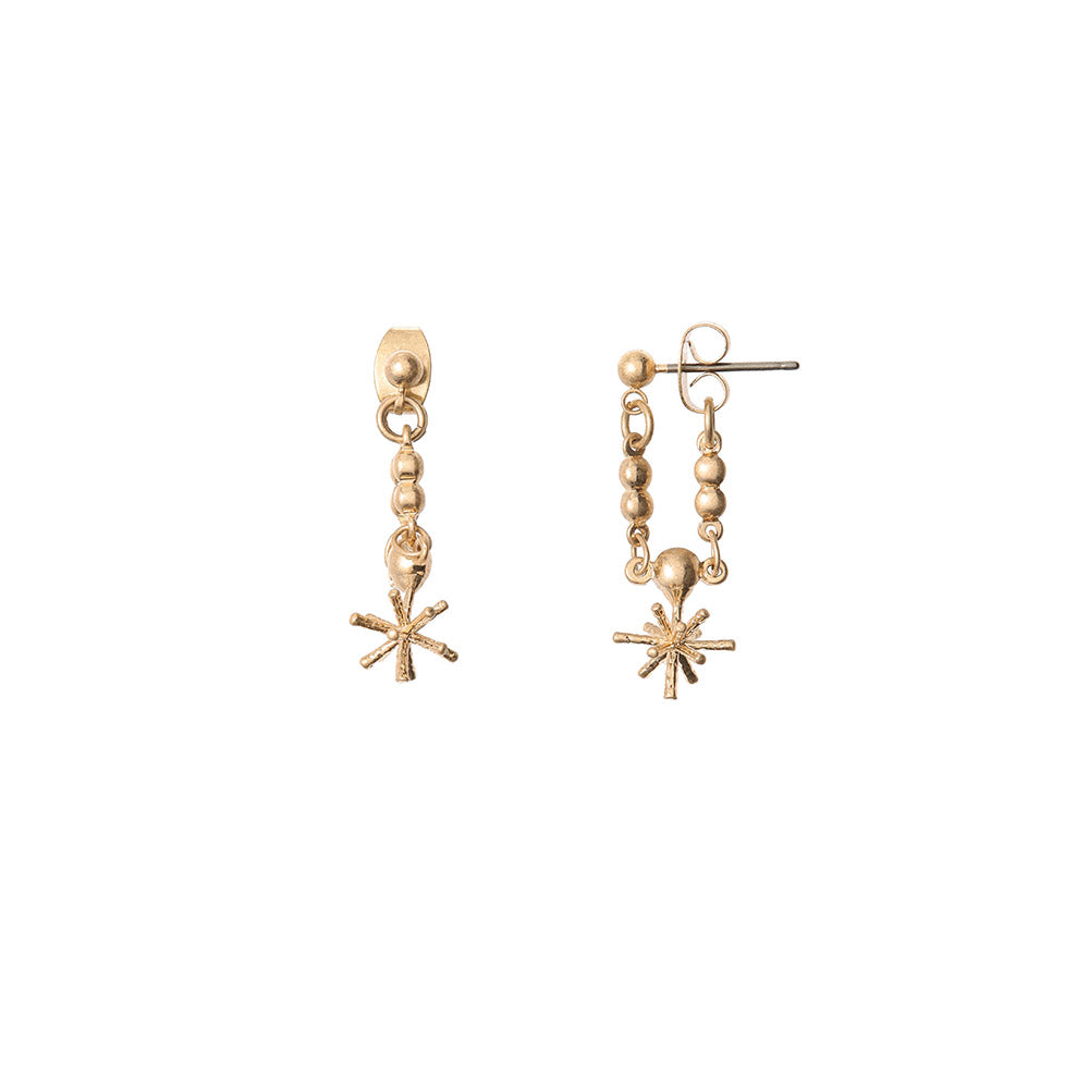 Bright Star Chain Earrings