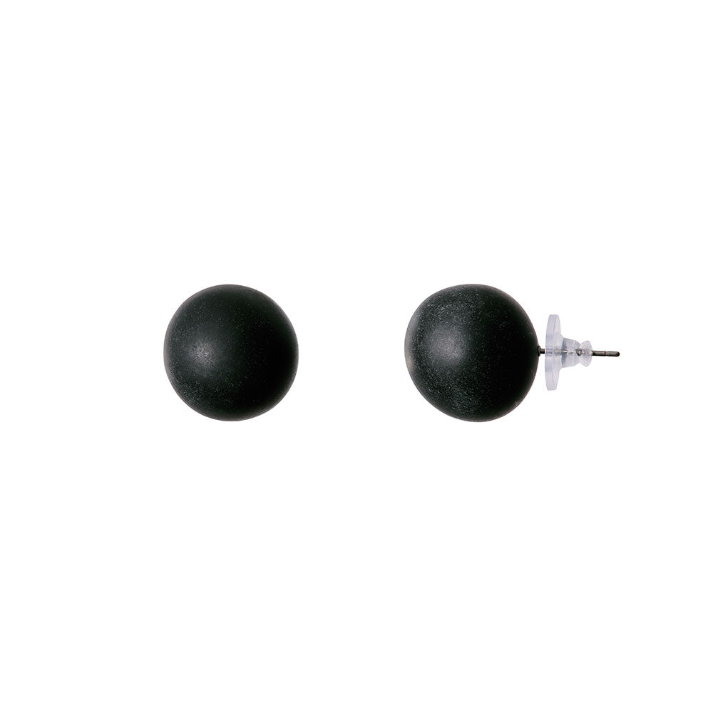 Homaica Frosted Ball Stud Earrings