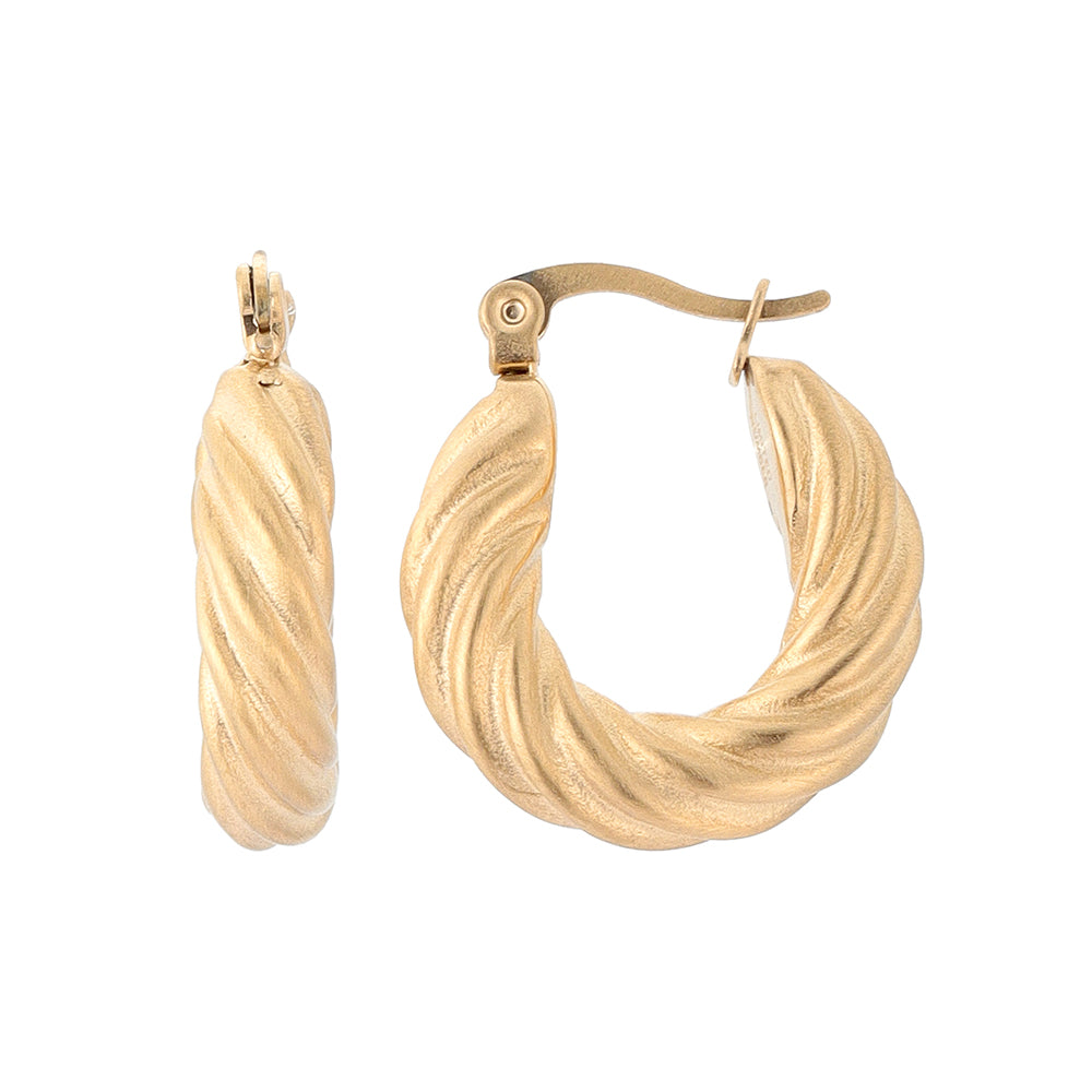 Croissant Hoop Earrings