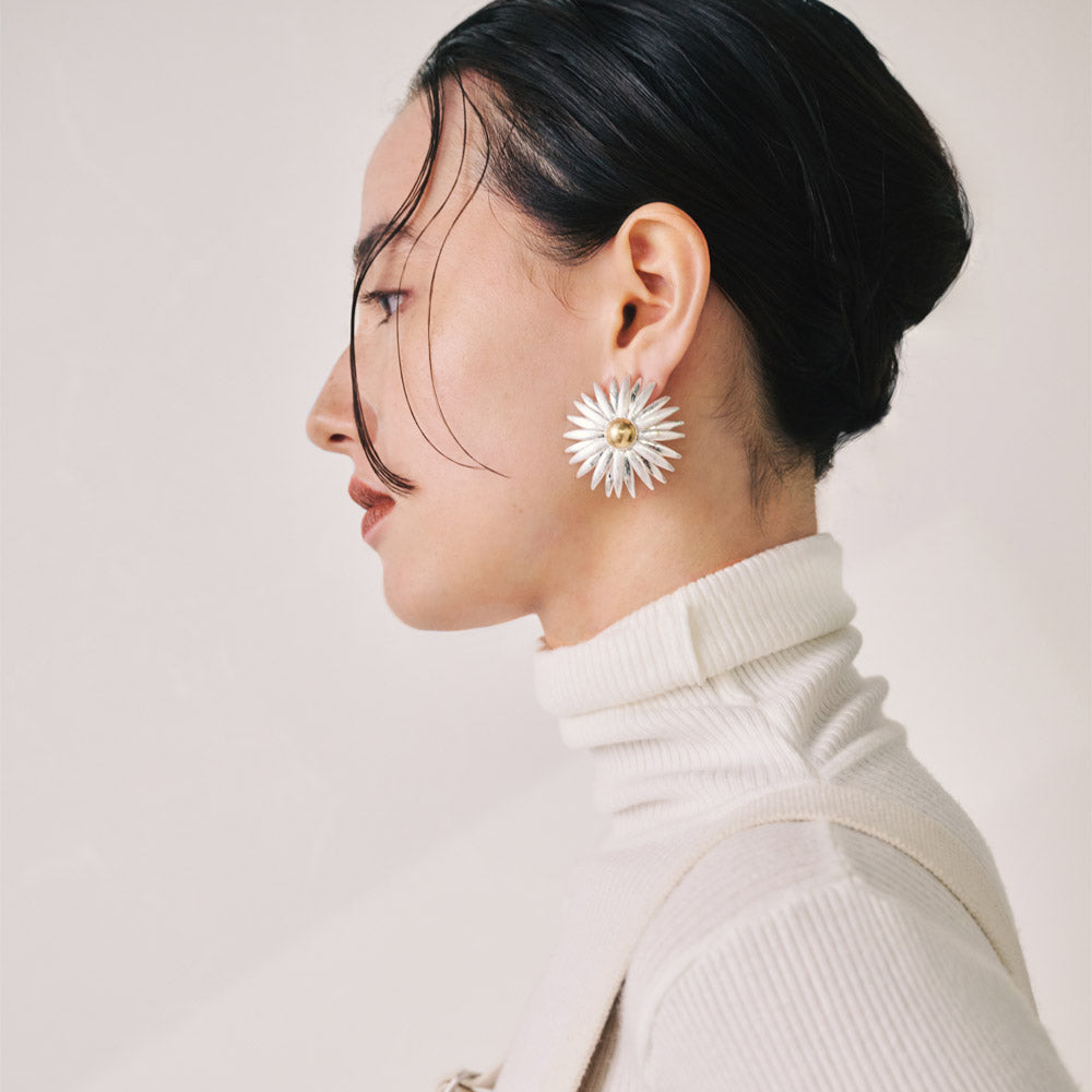 Gerbera Statement Earrings