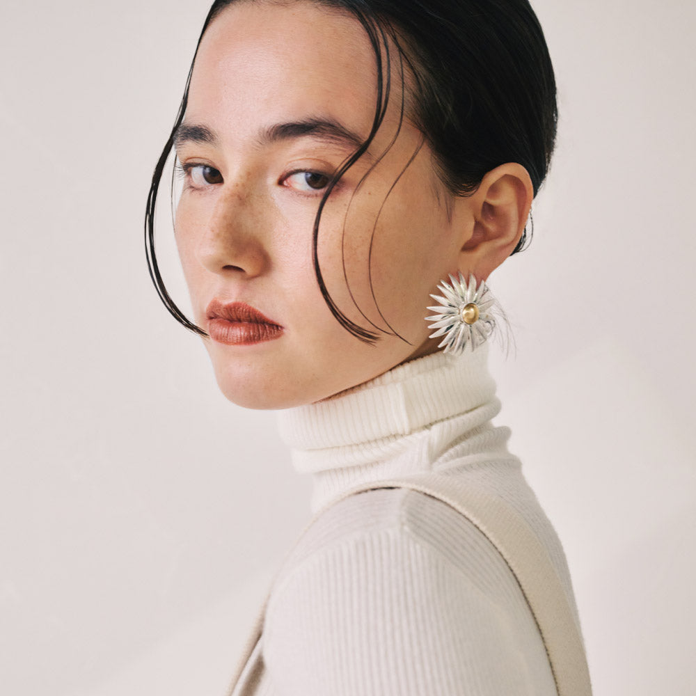 Gerbera Statement Earrings