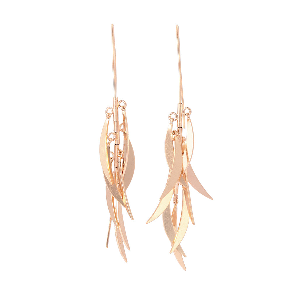 Crescent Moon Chandelier Earrings