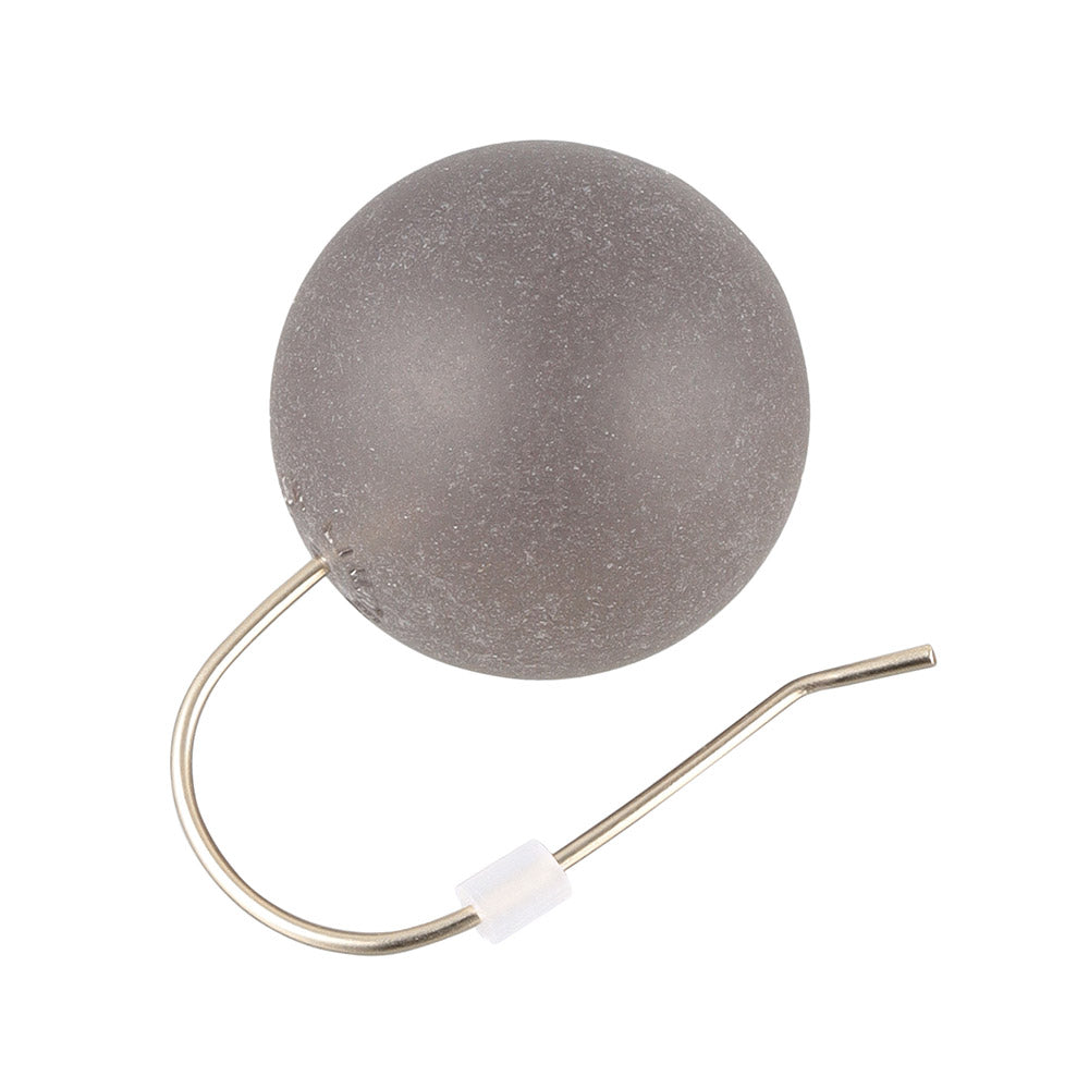 Frosted Homaika Ball Earrings