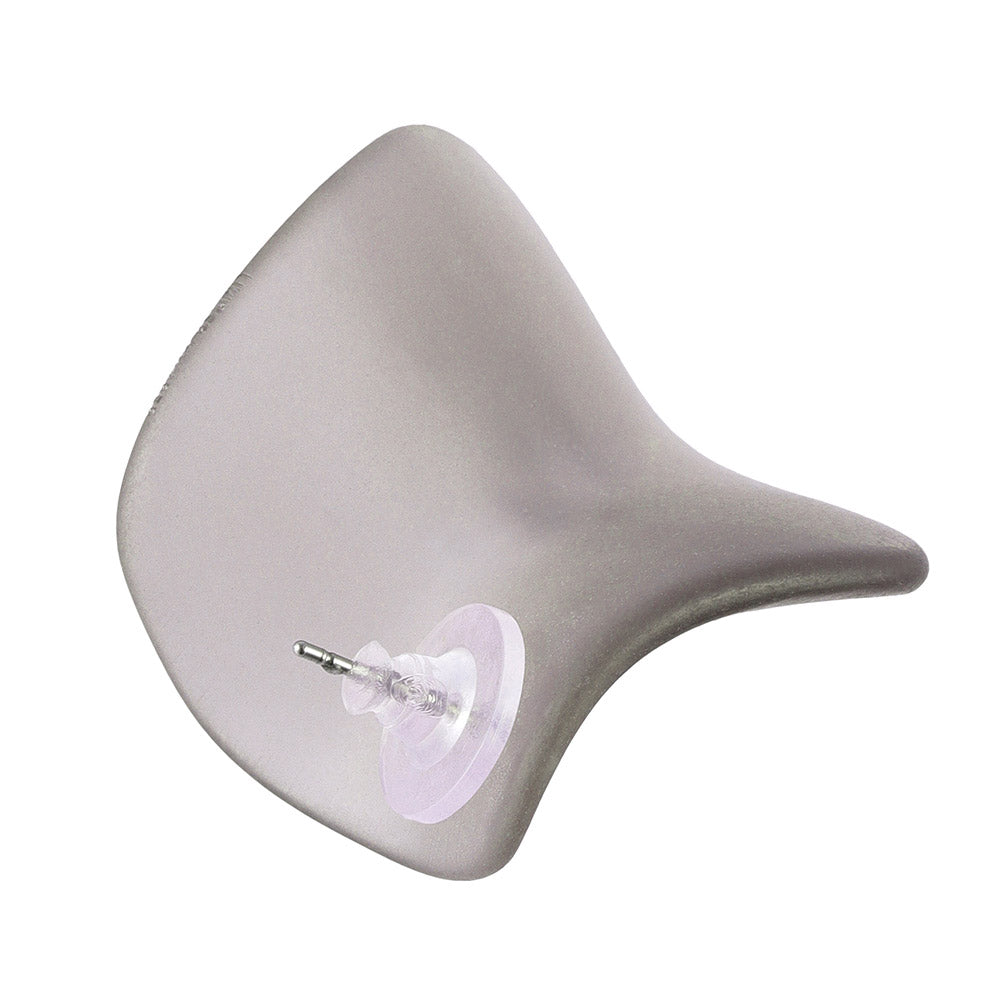 Frosted Homaika Petal Earrings