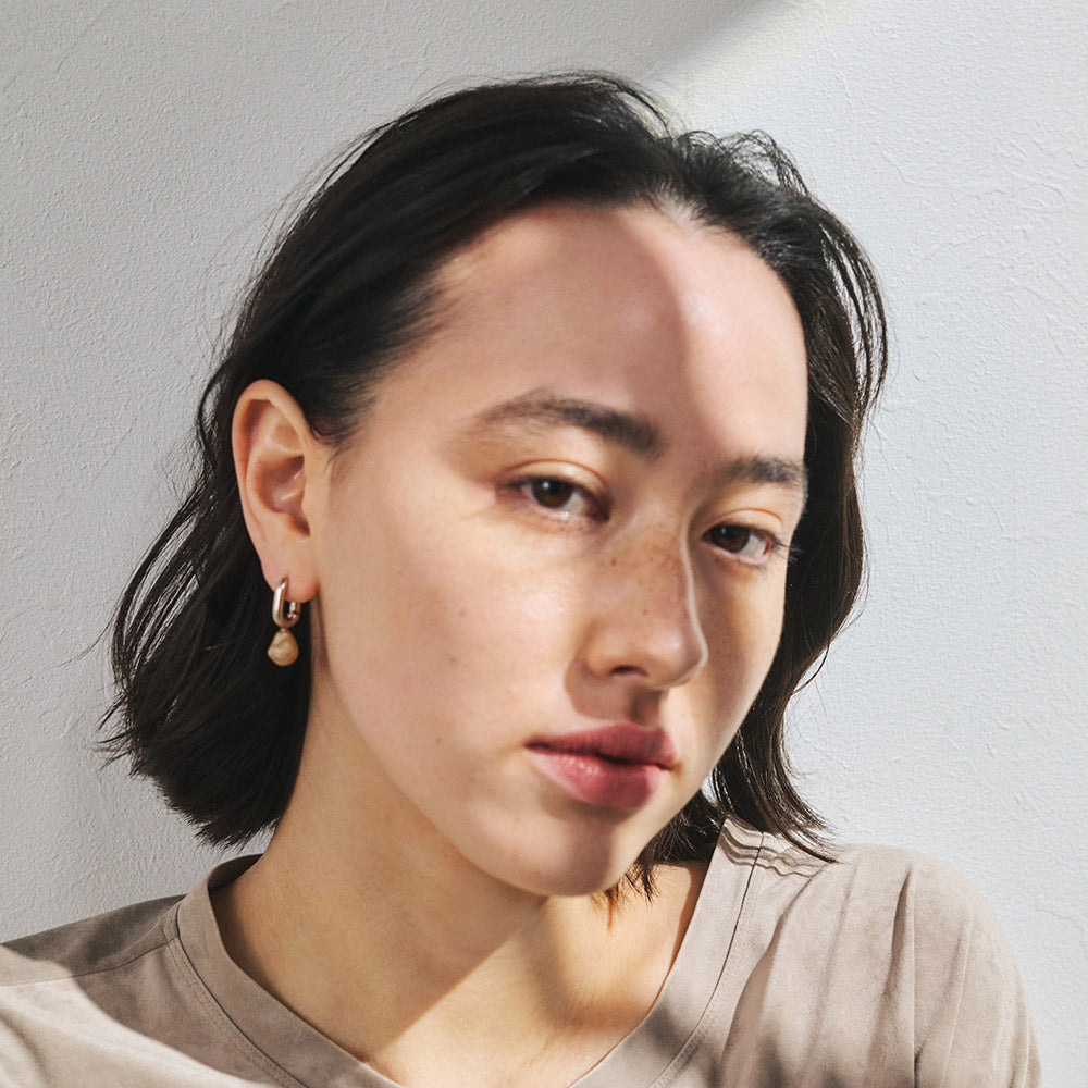 Homaika Pebble Carabiner Earrings