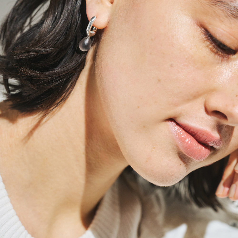 Homaika Pebble Carabiner Earrings