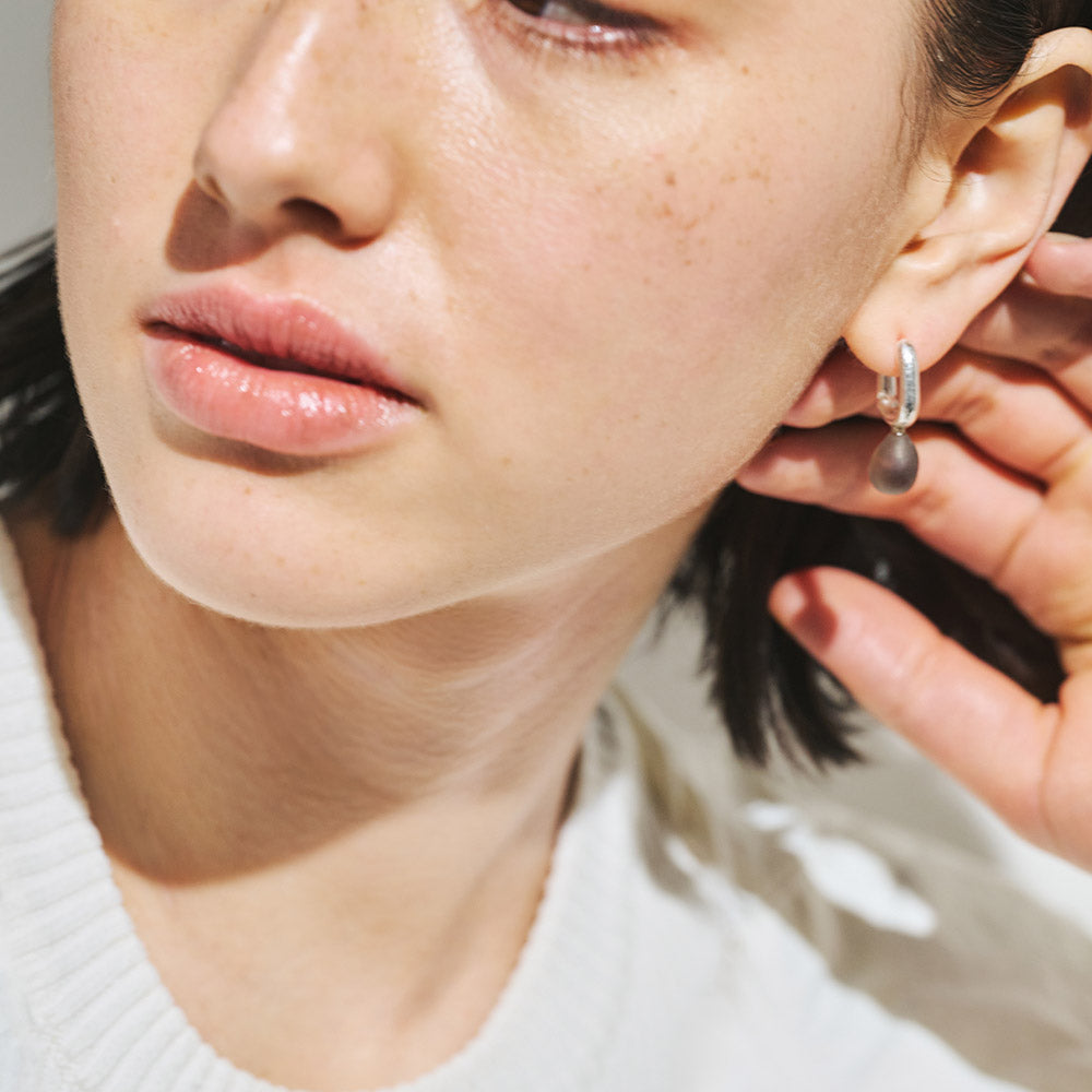 Homaika Pebble Carabiner Earrings