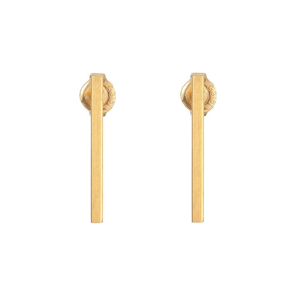 Skinny Bar Stud Earrings