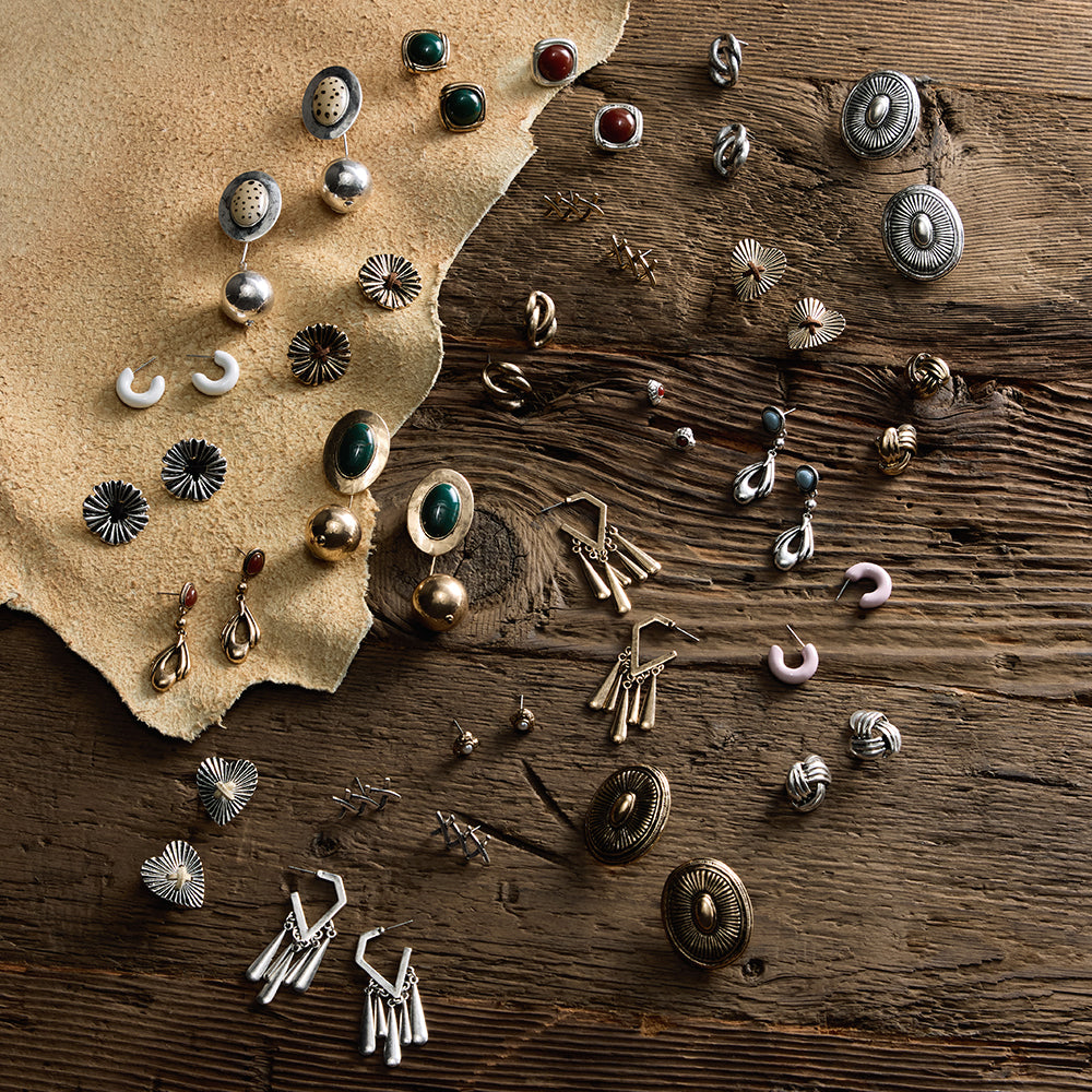 Organic Link Earrings