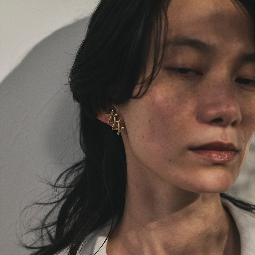 Triple X Stud Earrings