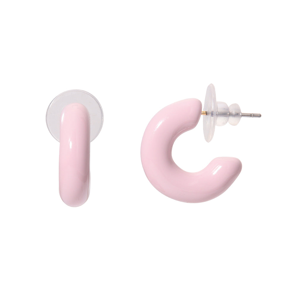 Chunky Jelly Hoop Earrings