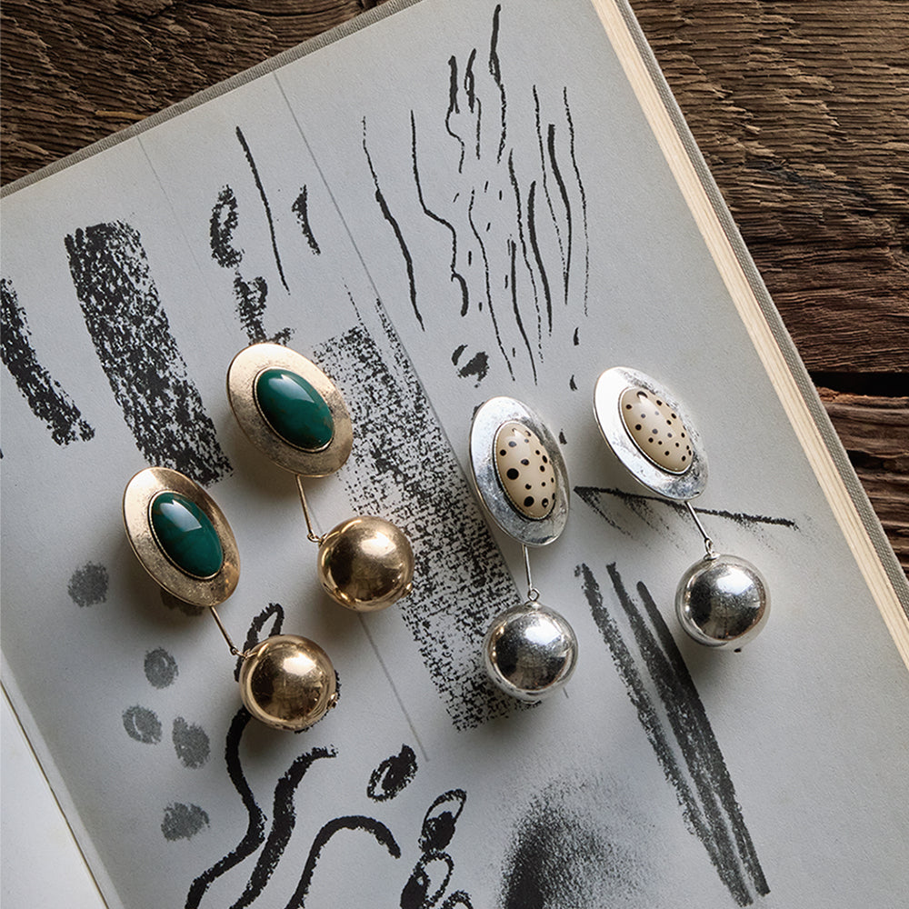 Bold Statement Drop Earrings - osewaya