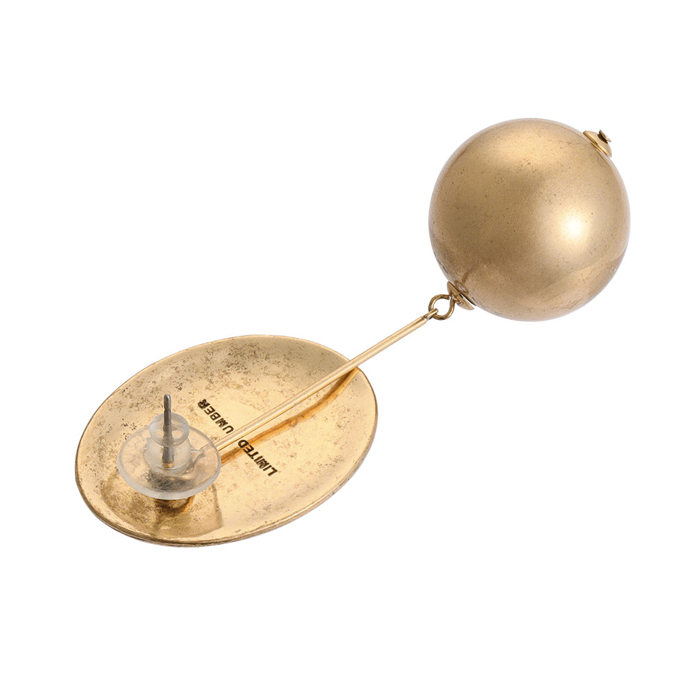 Chunky Ball Drop Two Way Earrings