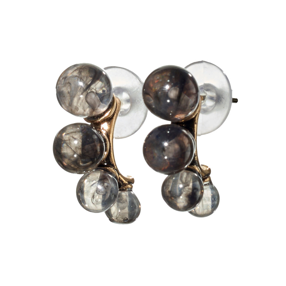 Bubble Half Hoop Earrings