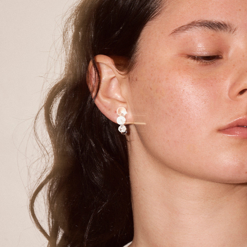 Bubble Half Hoop Earrings