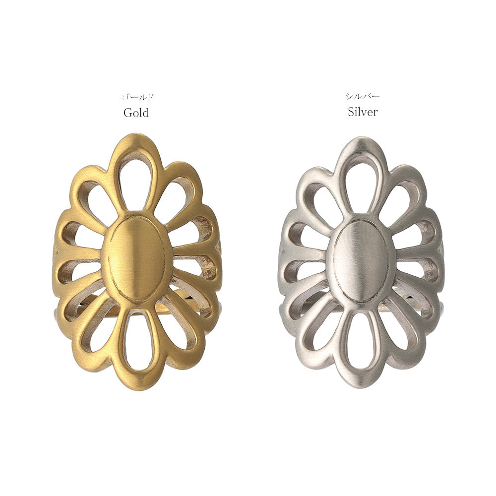 Open Flower Concho Ring